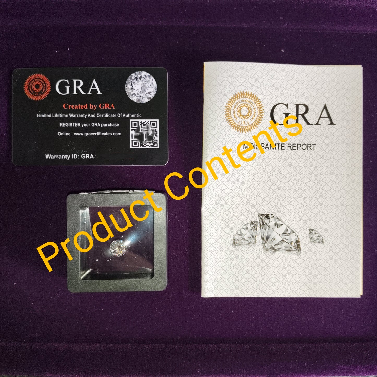 Moissanite Marquise Cut | GRA Certified Laser Engraved Loose Gemstone