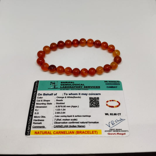 Carnelian Bracelet | Authentic Crystal Jewelry