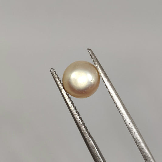 Natural Freshwater Baroque Pearl | Certified Loose Gemstone