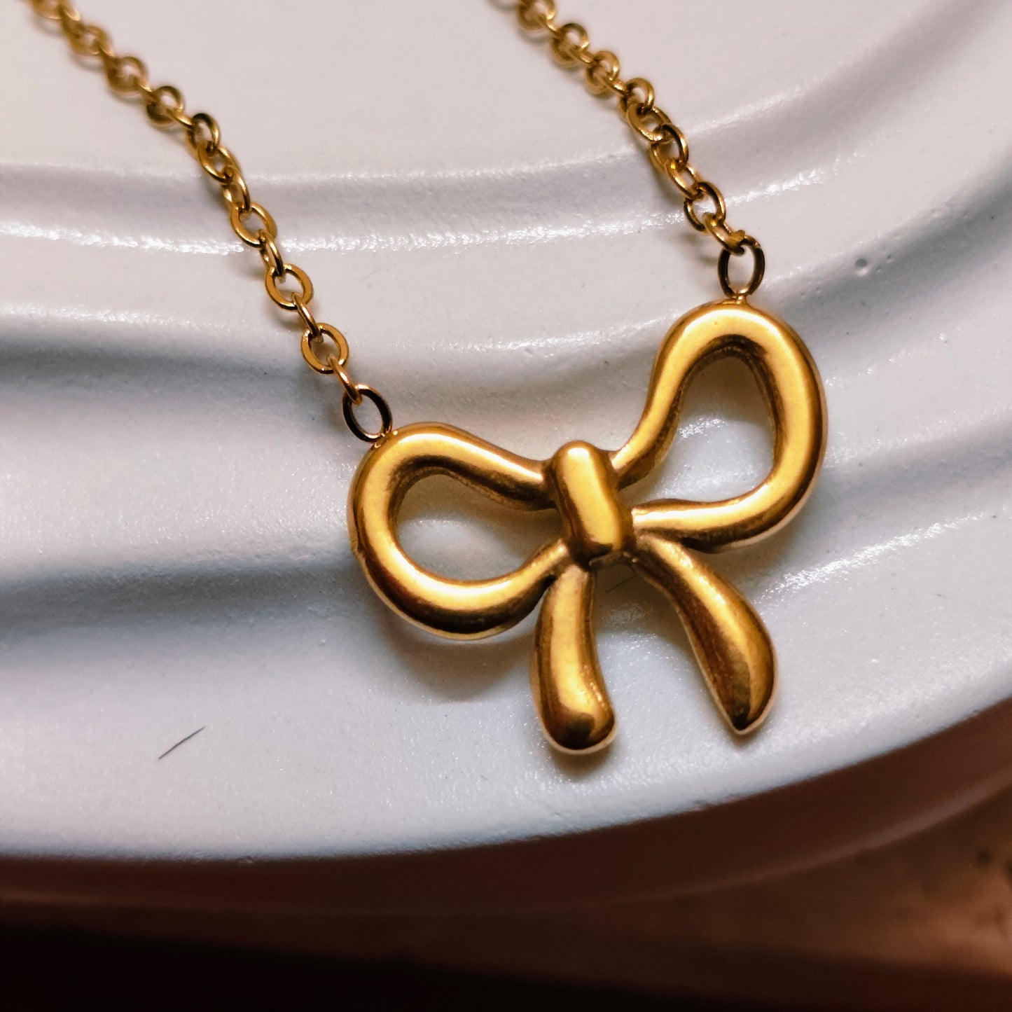 Golden Knot 18K Gold Plated Necklace