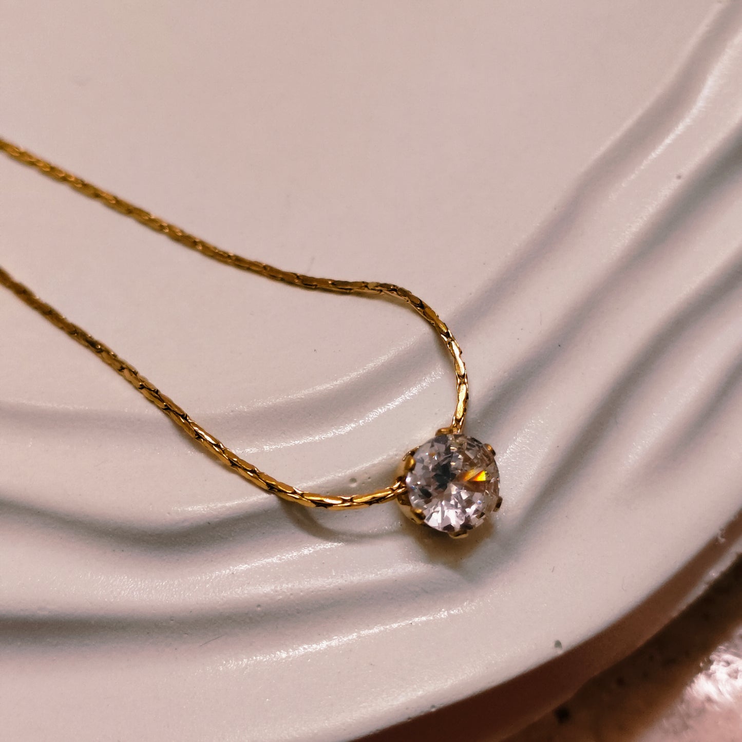 Eternal Glow 18K Gold Plated Necklace