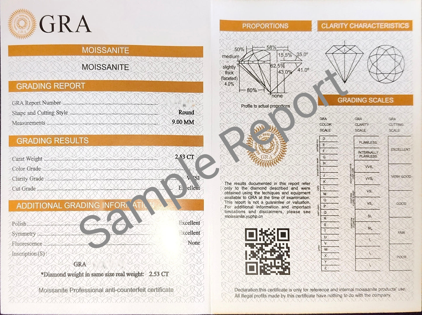 Moissanite Heart Cut | GRA Certified Laser Engraved Loose Gemstone
