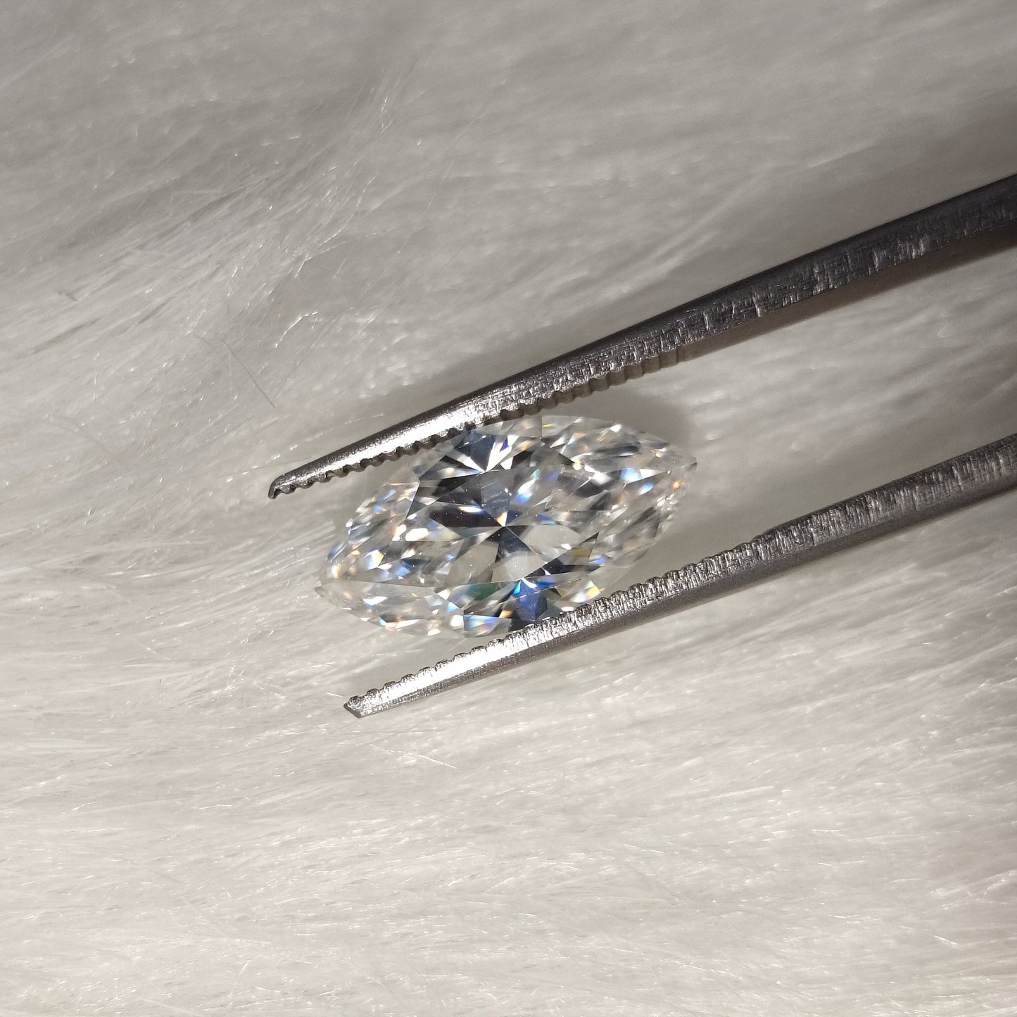 Moissanite Marquise Cut | GRA Certified Laser Engraved Loose Gemstone