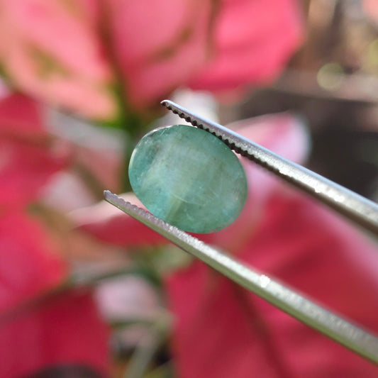 Natural Green Zambian Emerald | Certified Loose Gemstone