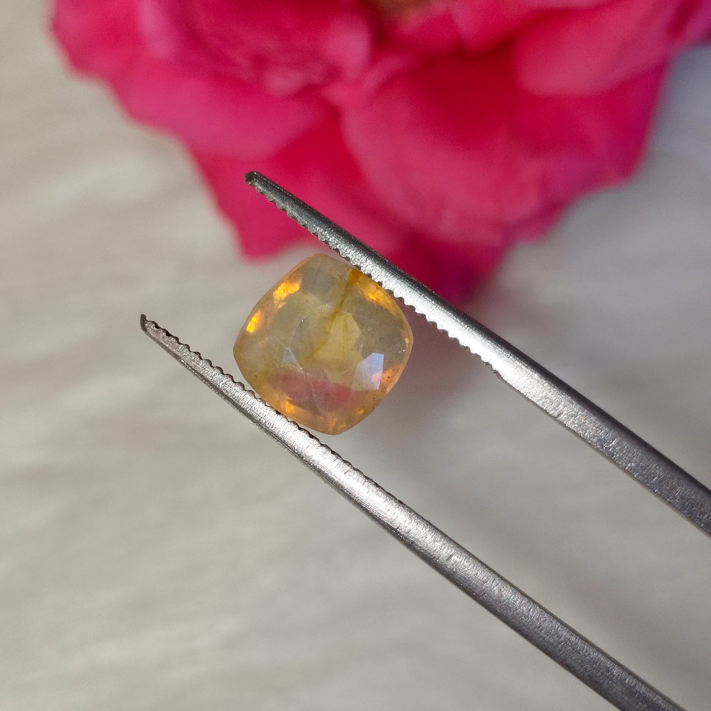 Natural Bangkok Yellow Sapphire | Glass Filled | Certified Loose Gemstone