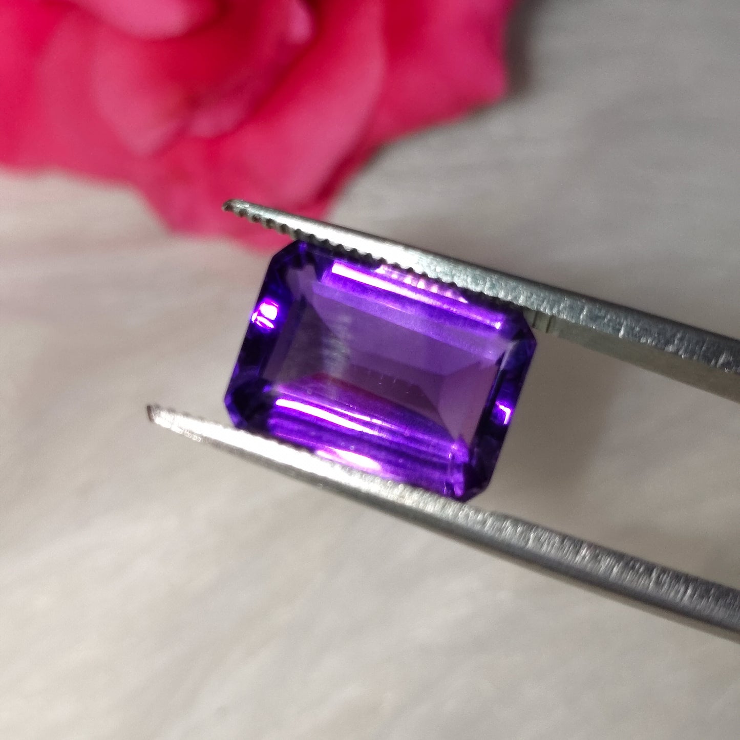 Natural  Brazilian Amethyst | Certified Loose Gemstone