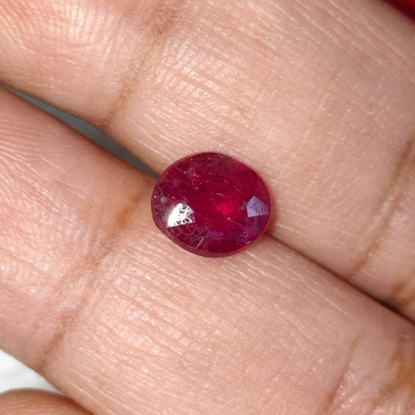 Natural Bangkok Ruby | Glass Filled | Certified Loose Gemstone