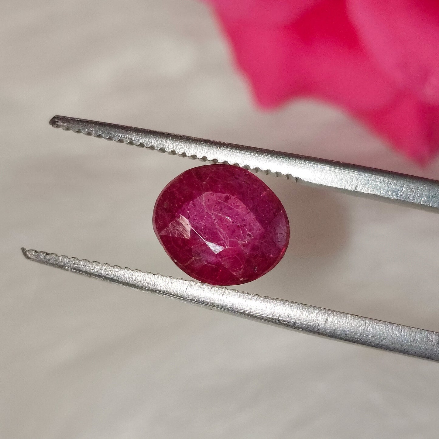 Natural Bangkok Ruby | Glass Filled | Certified Loose Gemstone