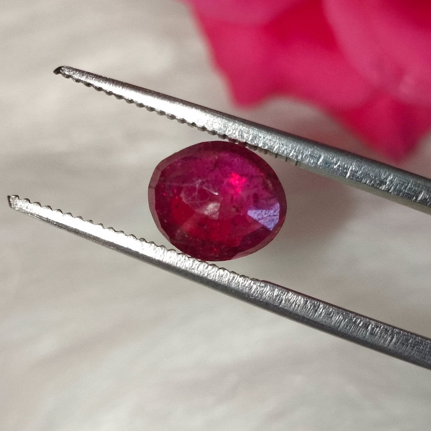 Natural Bangkok Ruby | Glass Filled | Certified Loose Gemstone