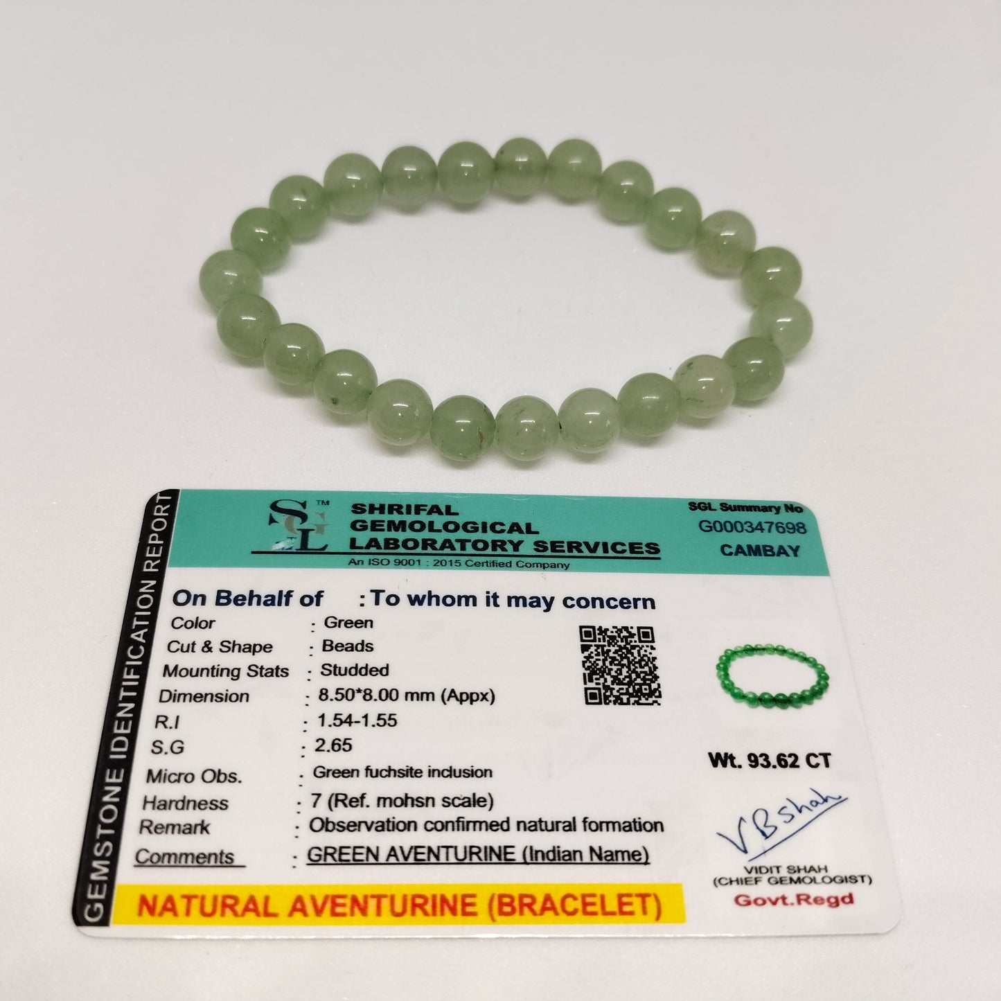 Green Aventurine Bracelet | Authentic Crystal Jewelry