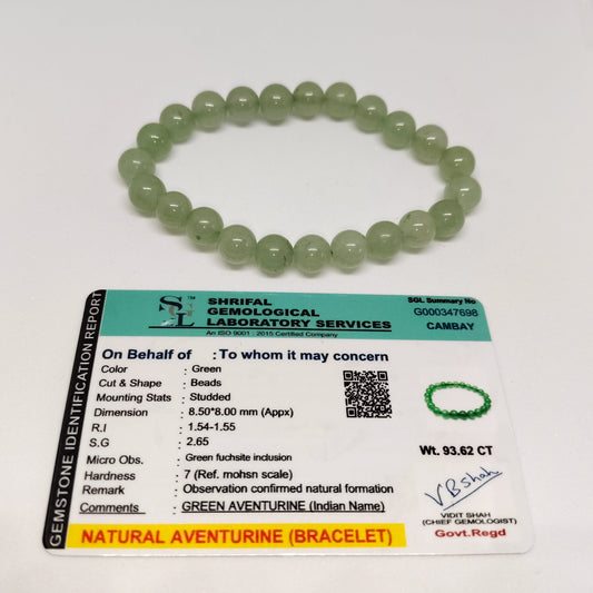 Green Aventurine Bracelet | Authentic Crystal Jewelry