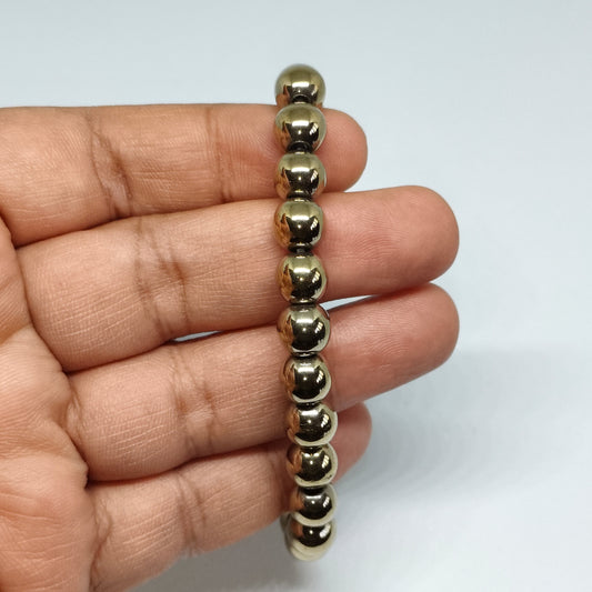 Golden Pyrite Bracelet | Authentic Crystal Jewelry