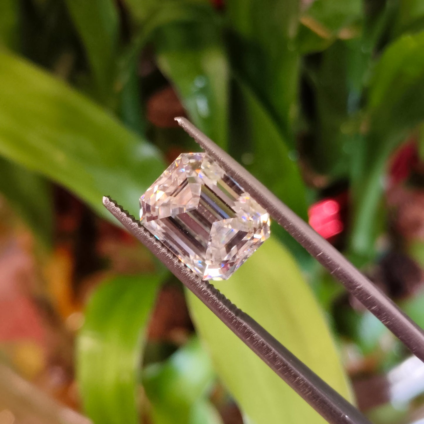 Moissanite Emerald Cut | GRA Certified Laser Engraved Loose Gemstone