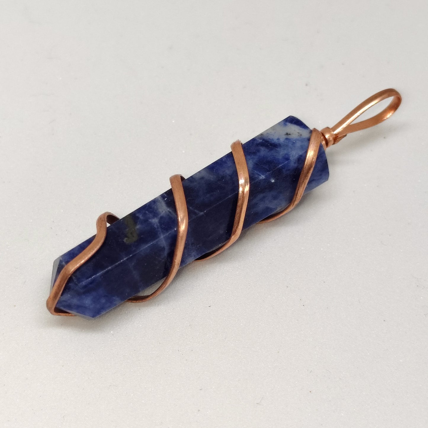 Sodalite Pencil Pendant | Authentic Crystal Jewelry