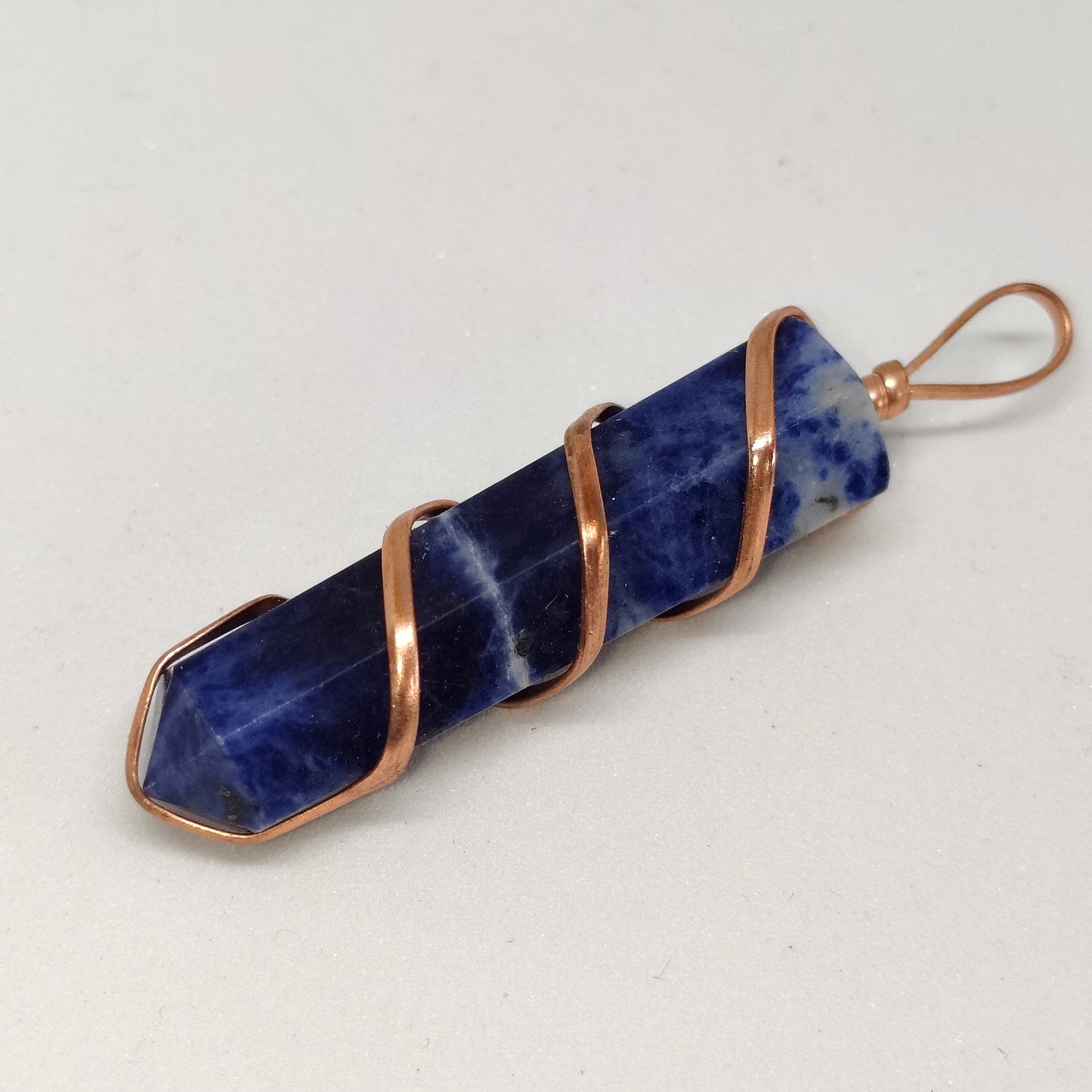 Sodalite Pencil Pendant | Authentic Crystal Jewelry