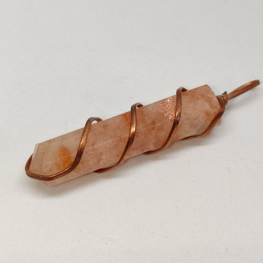 Sunstone Pencil Pendant | Authentic Crystal Jewelry