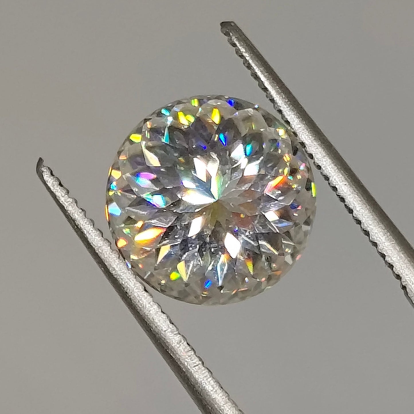 Moissanite Portuguese Cut | GRA Certified Laser Engraved Loose Gemstone