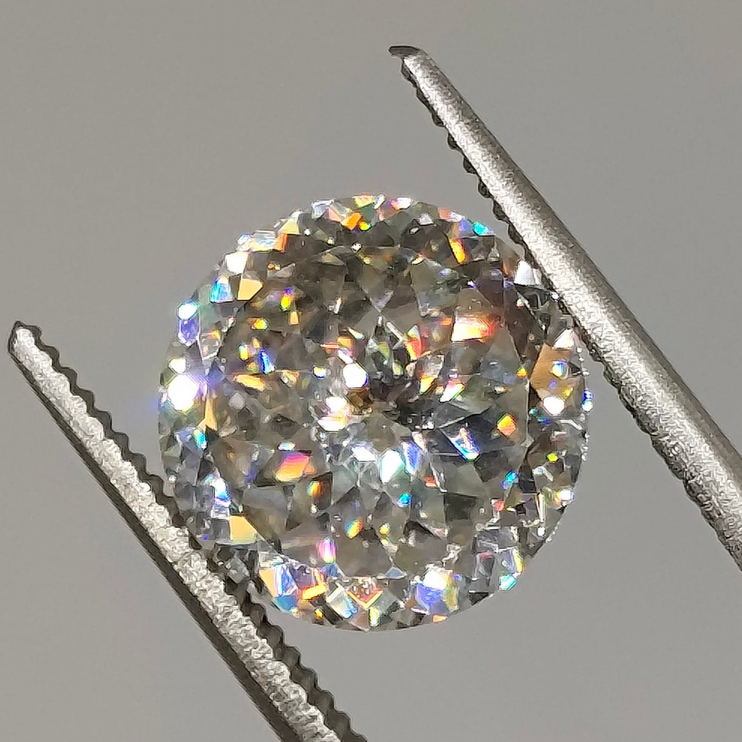 Moissanite Portuguese Cut | GRA Certified Laser Engraved Loose Gemstone