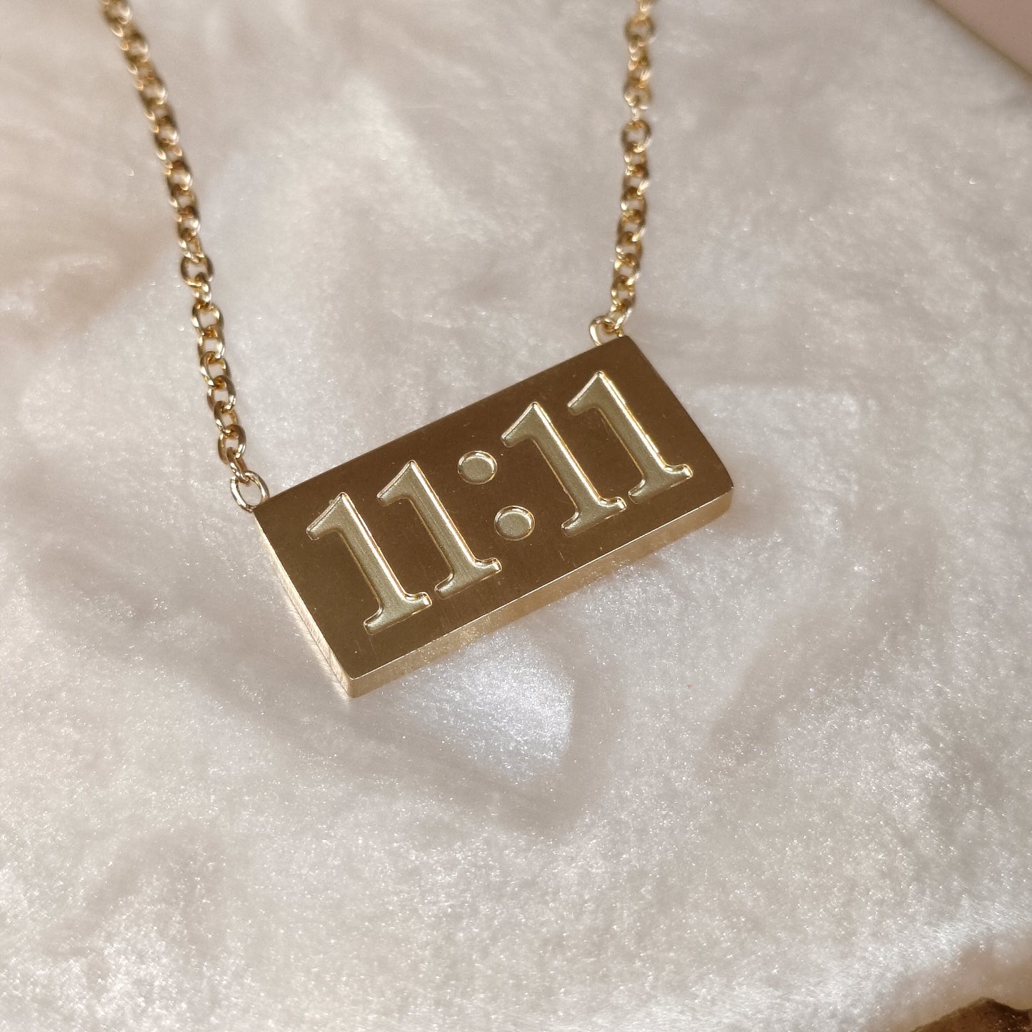 1111 Angel Number 18K Gold Plated Necklace