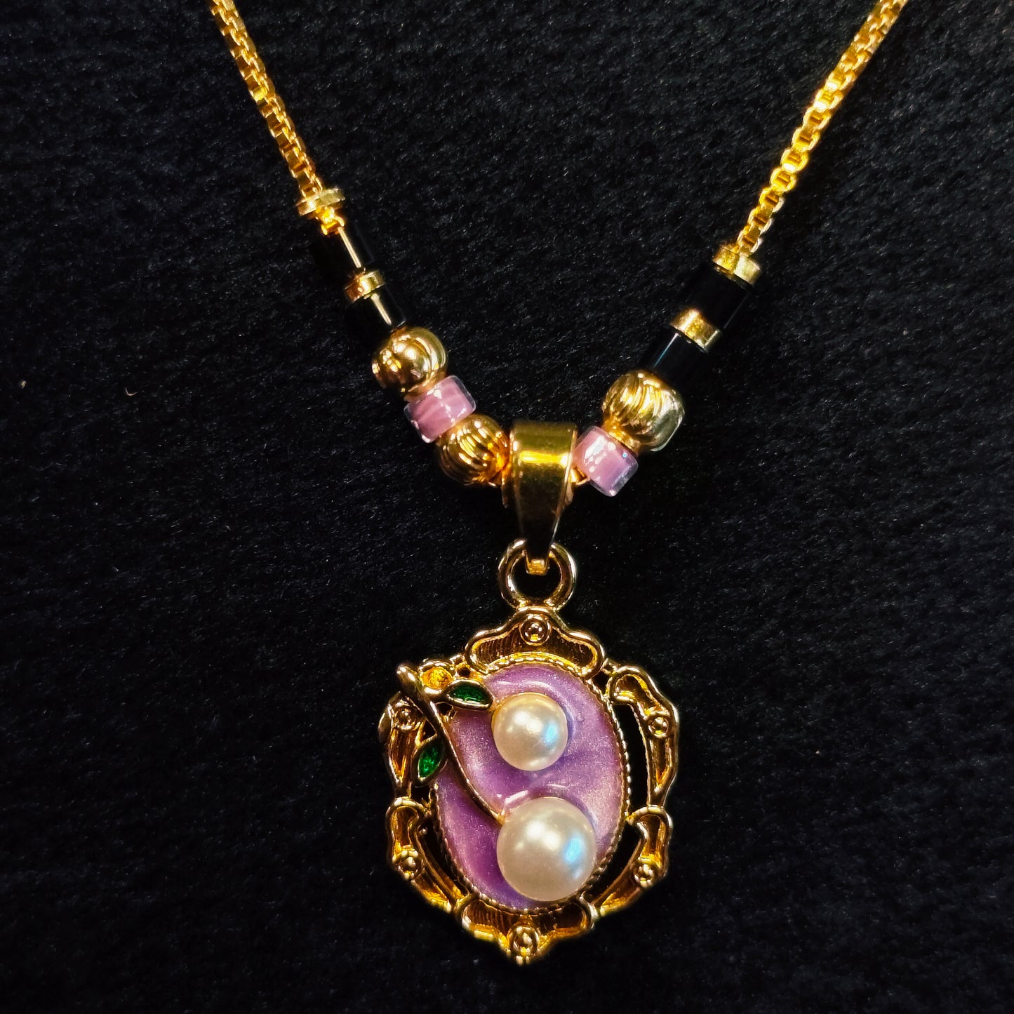 Divine Lilac 18K Gold Plated Mangalsutra