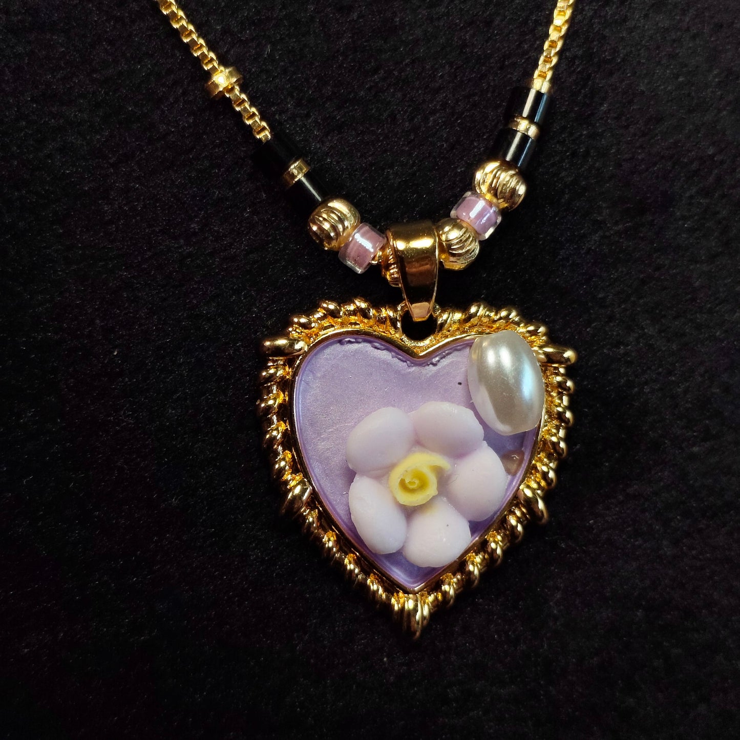 Violet Bloom 18K Gold Plated Mangalsutra