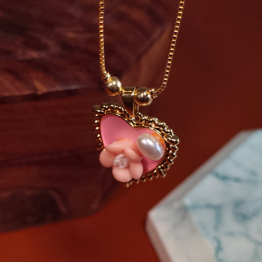 Pink Bloom 18K Gold Plated Mangalsutra