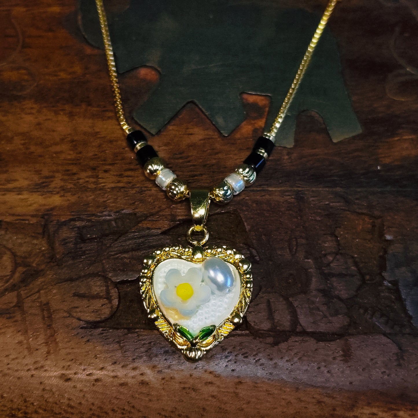 White Bloom 18K Gold Plated Mangalsutra