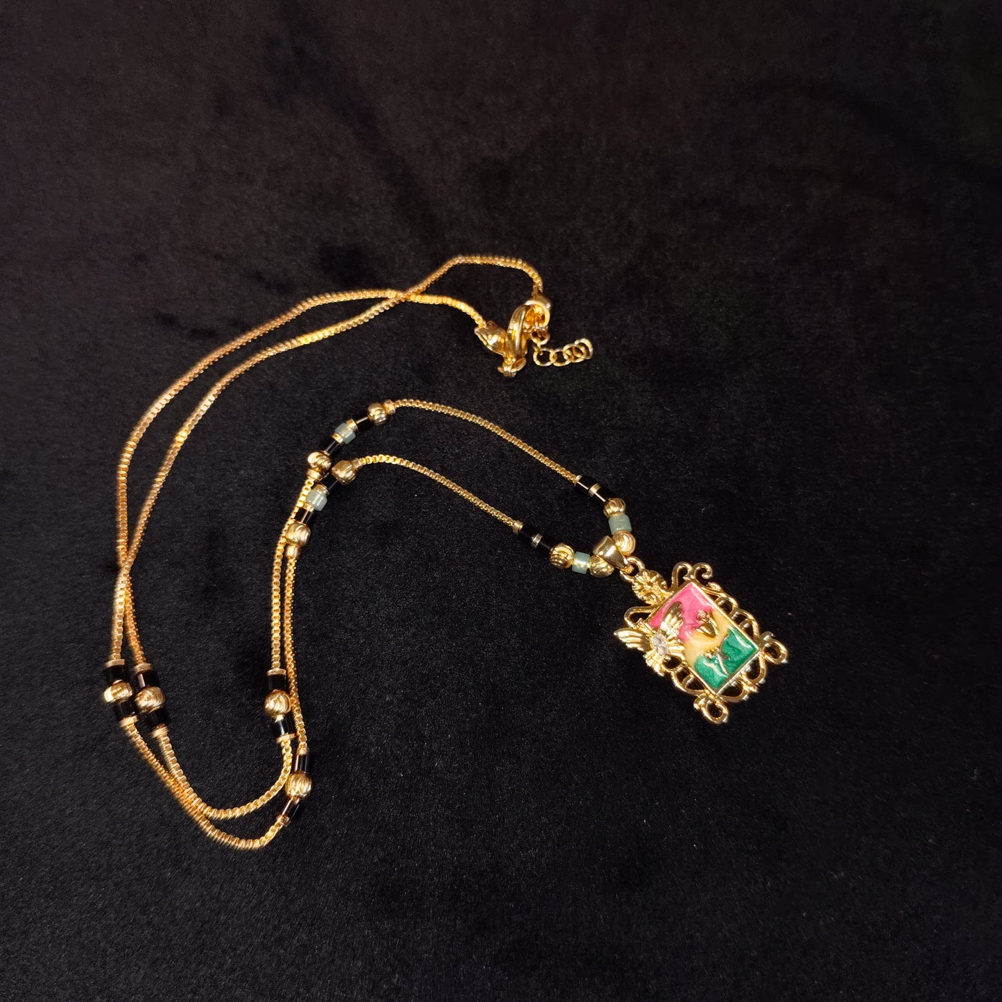 Butterfly Garden 18K Gold Plated Mangalsutra