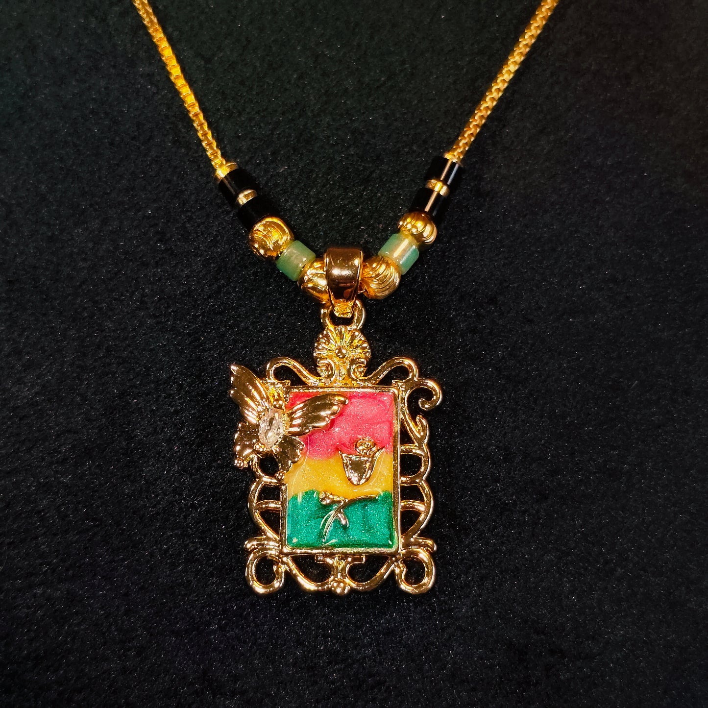 Butterfly Garden 18K Gold Plated Mangalsutra