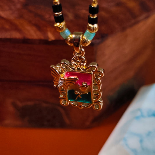 Butterfly Garden 18K Gold Plated Mangalsutra