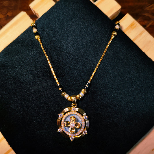 Silver Mist 18K Gold Plated Mangalsutra