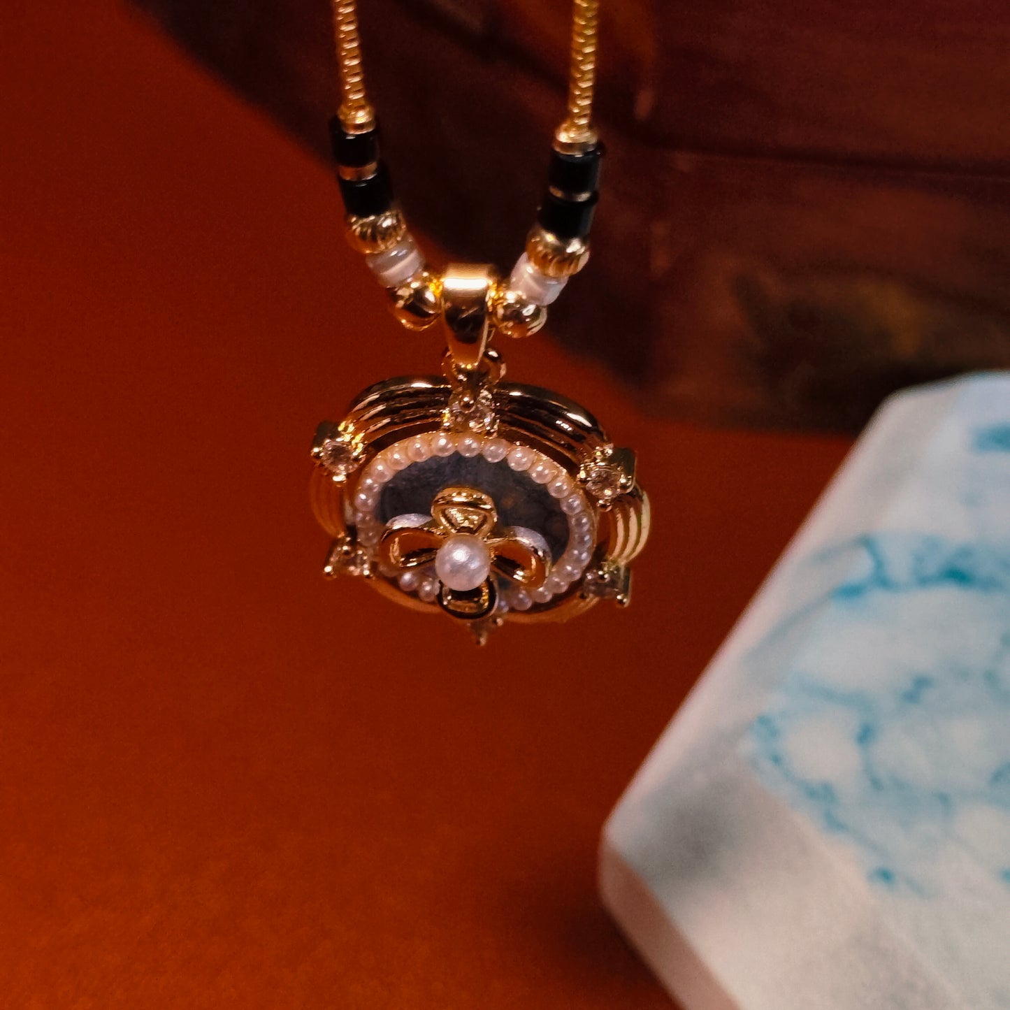 Silver Mist 18K Gold Plated Mangalsutra