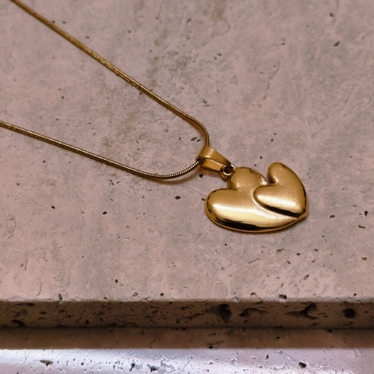 Eternal Bond 18K Gold Plated Pendant Necklace