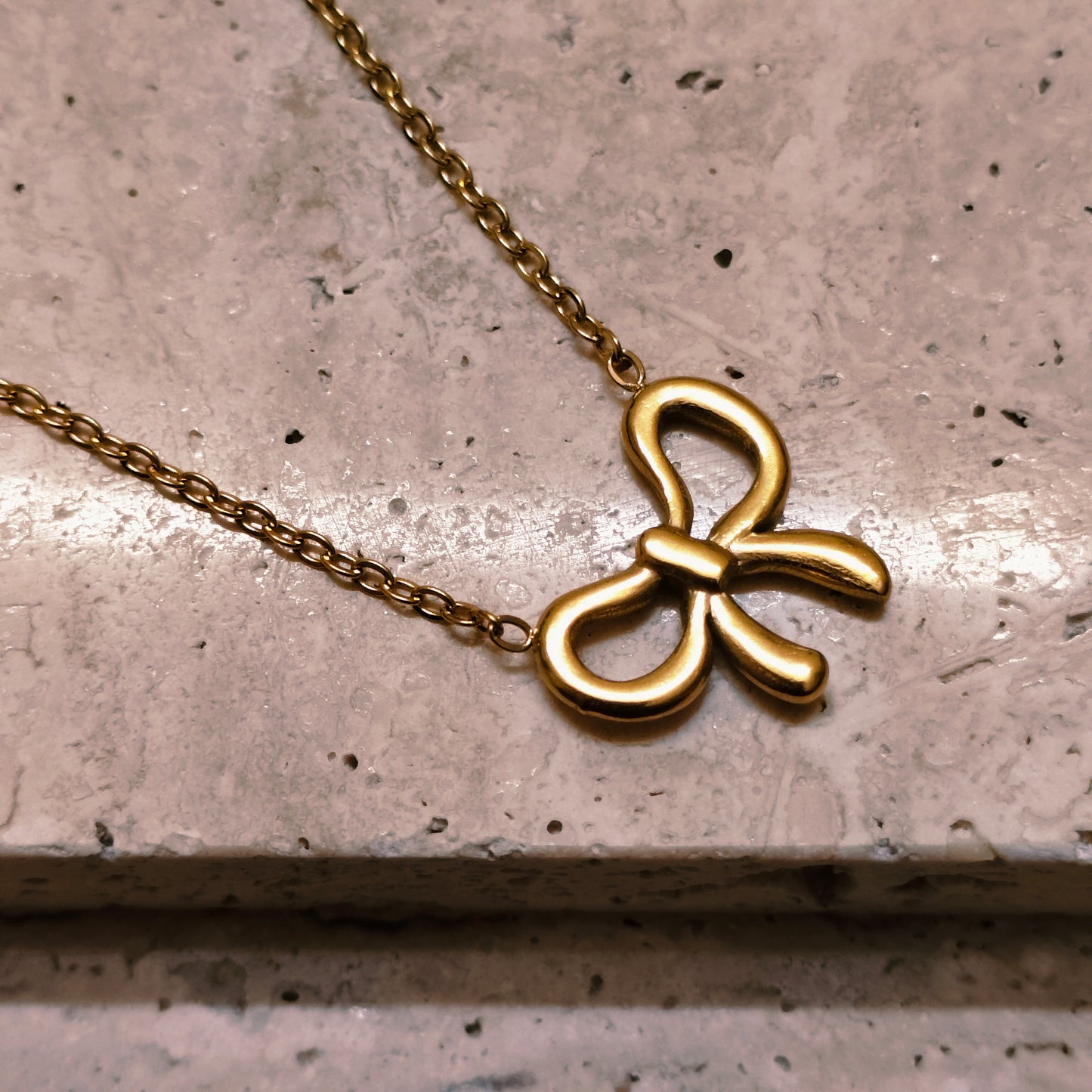 Golden Knot 18K Gold Plated Necklace