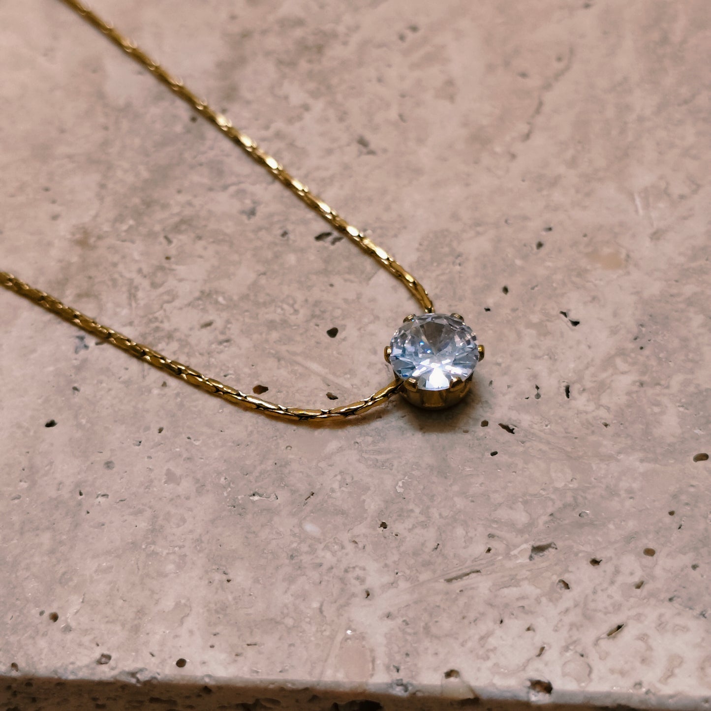 Eternal Glow 18K Gold Plated Necklace