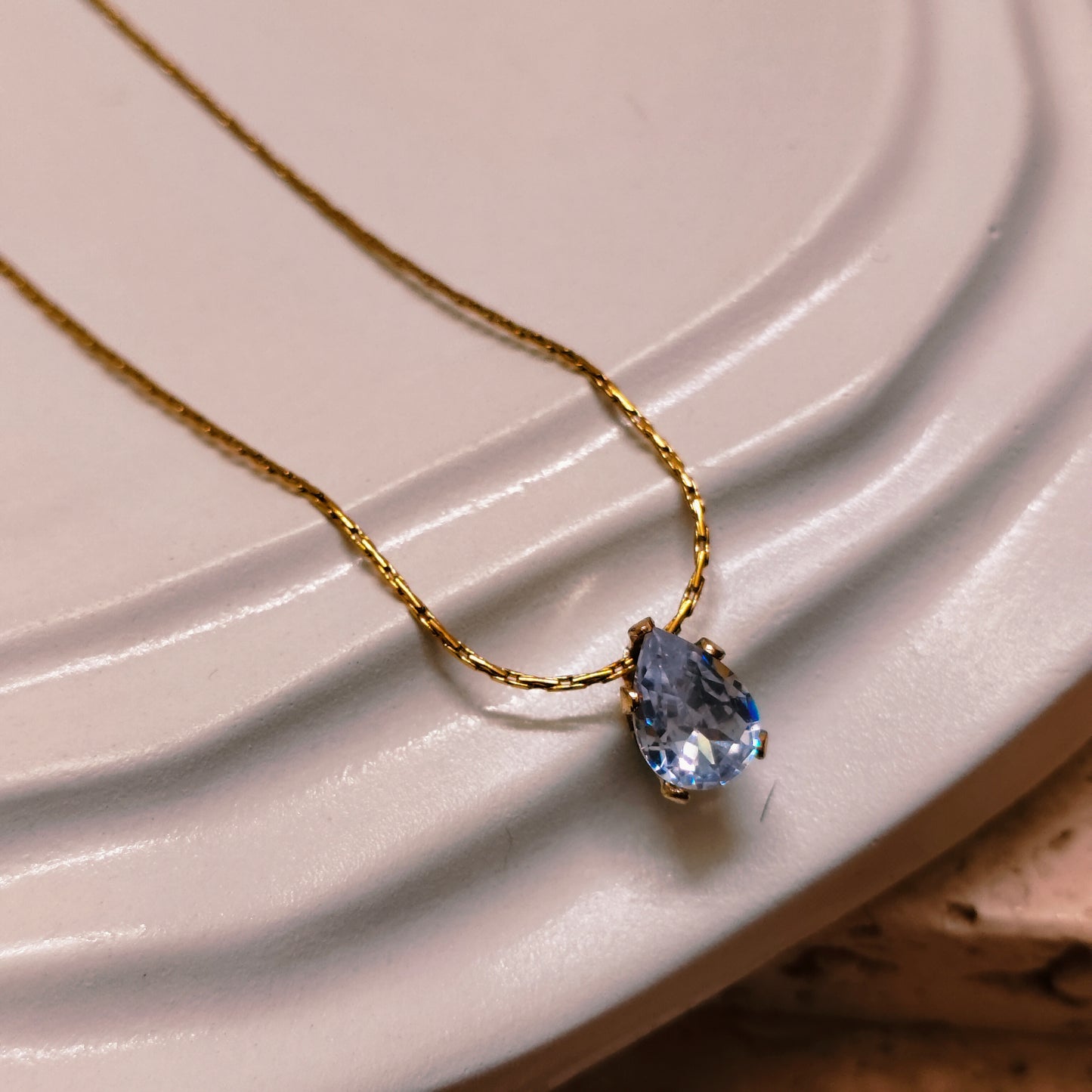 Celestial Drop 18K Gold Plated Necklace