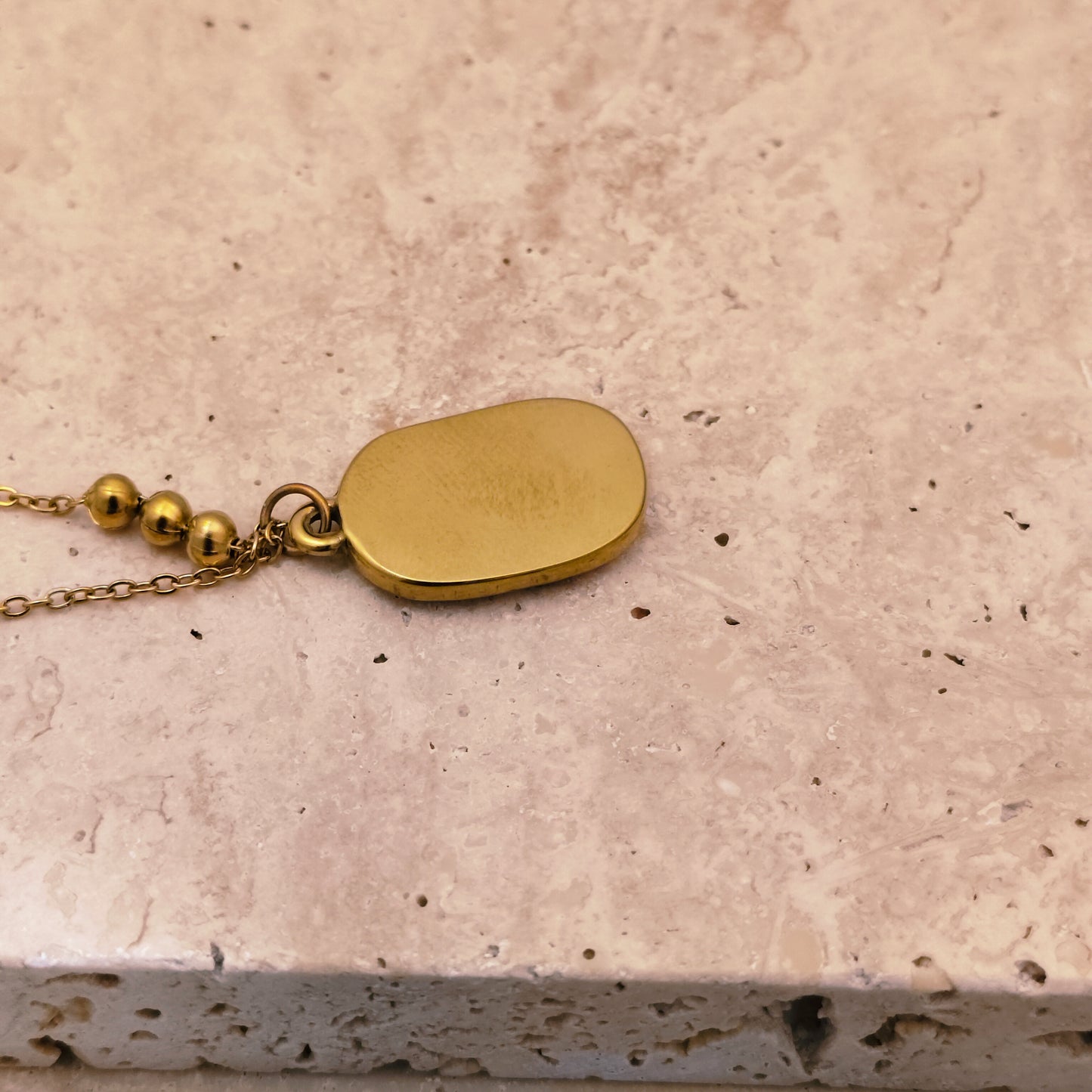 Ivory Rose 18K Gold Plated Pendant Necklace